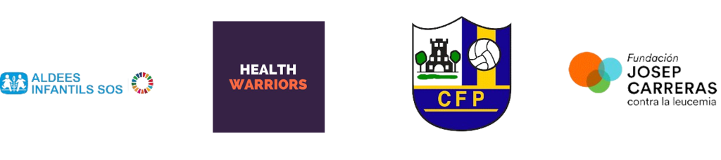 Non-profit partners: Aldees Infantils SOS, Health Warriors, CFP, Fundación Josep Carreras